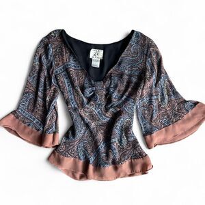 Ice Women's multi silk Blouse
